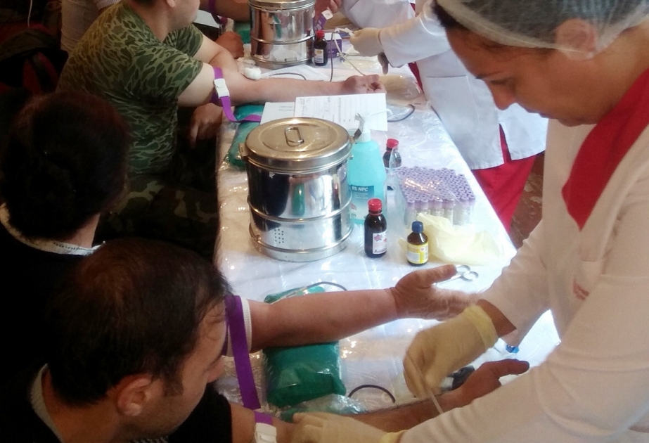 Samuxda qanvermə aksiyası keçirilib