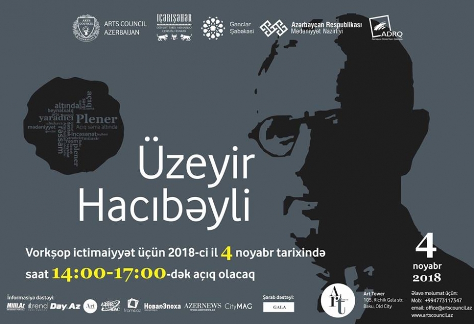 Dahi bəstəkar Üzeyir Hacıbəylinin portretləri açıq səma altında yaradılacaq