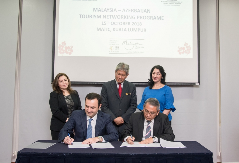 Azərbaycan ilə Malayziya arasında turizm sahəsində əməkdaşlıq haqqında memorandum imzalanıb