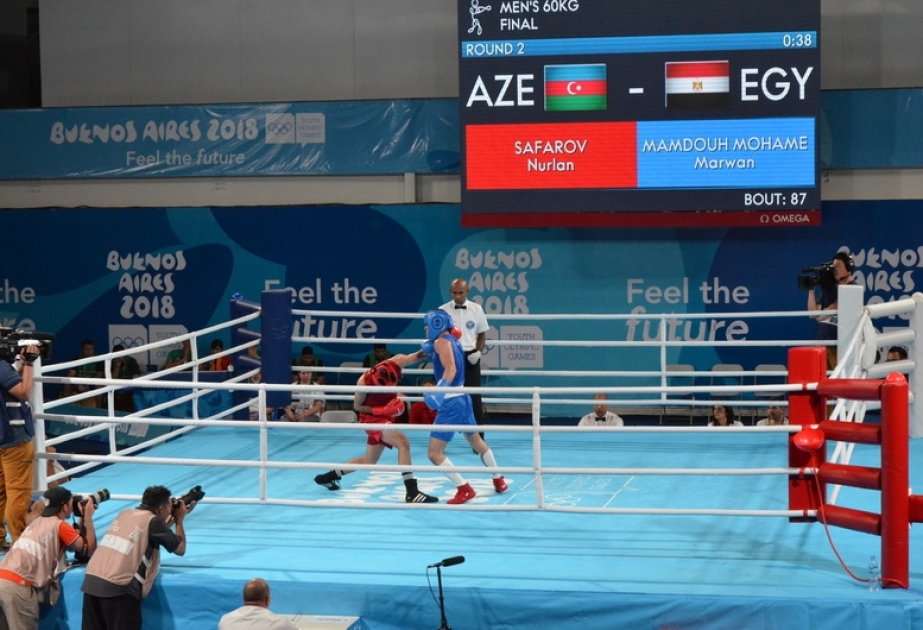 Boksçumuz Nurlan Səfərov Yeniyetmələrin III Yay Olimpiya Oyunlarında bürünc medal qazanıb