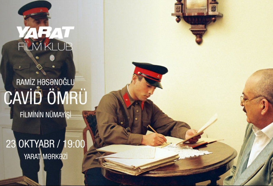 Görkəmli dramaturq Hüseyn Cavidə həsr olunmuş filmin nümayişi olacaq
