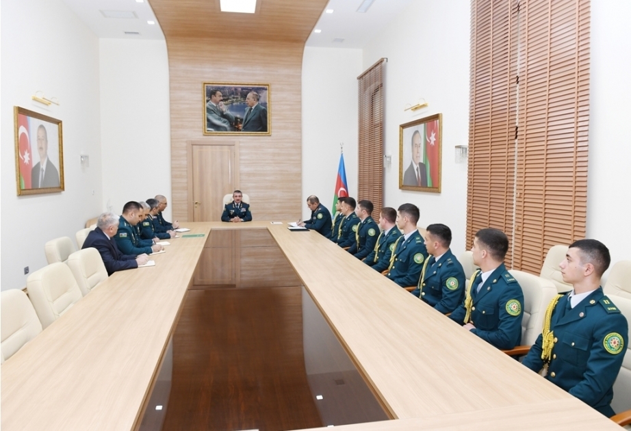 В Государственной пограничной службе состоялась встреча с победителями викторины «Гейдар Алиев и история Азербайджана»
