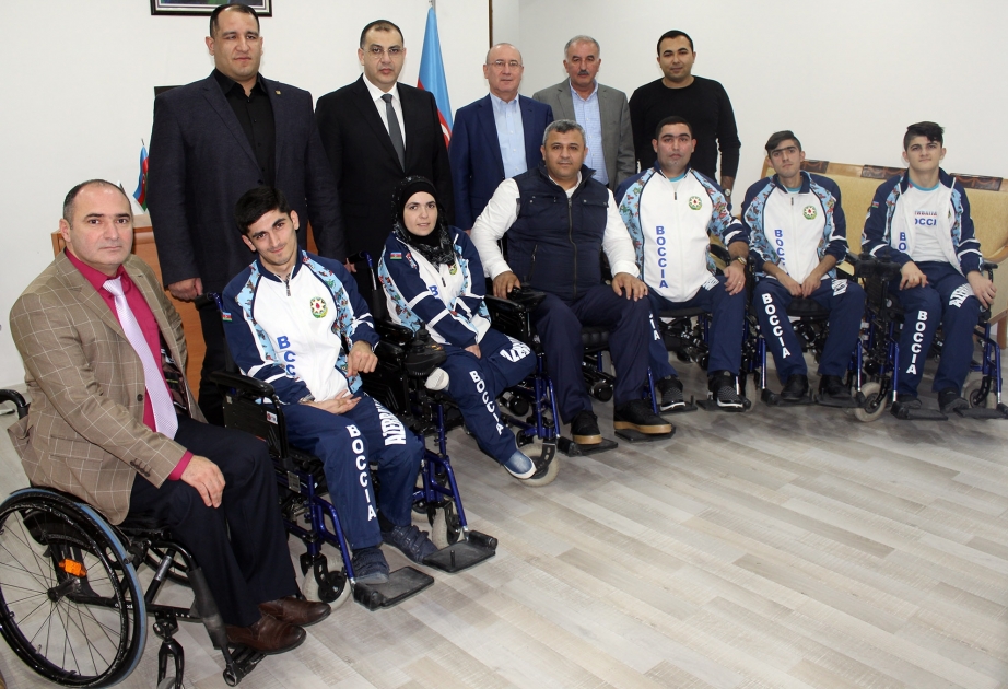 Milli Paralimpiya Komitəsində boccia idman növü üzrə yığmanın üzvləri ilə görüş keçirilib