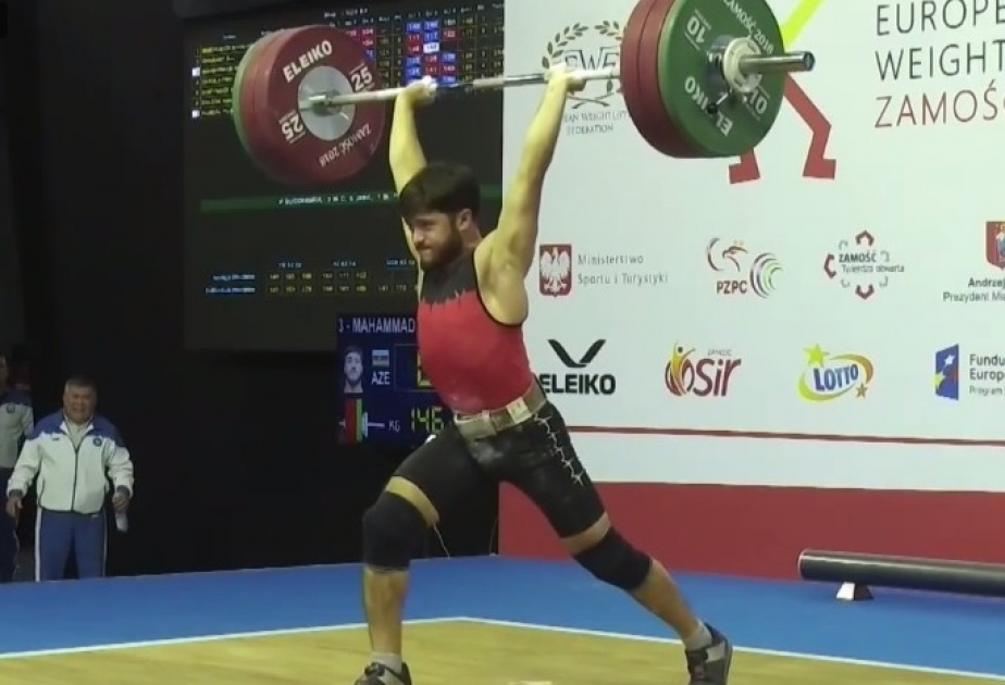 Azerbaijani weightlifter crowned European champion