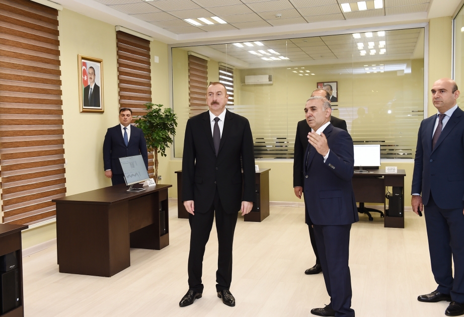 افتتاح مركز الإدارة والرقابة الآلية لشركة "أذر إيشيق" المساهمة المفتوحة لتوزيع الطاقة الكهربائية