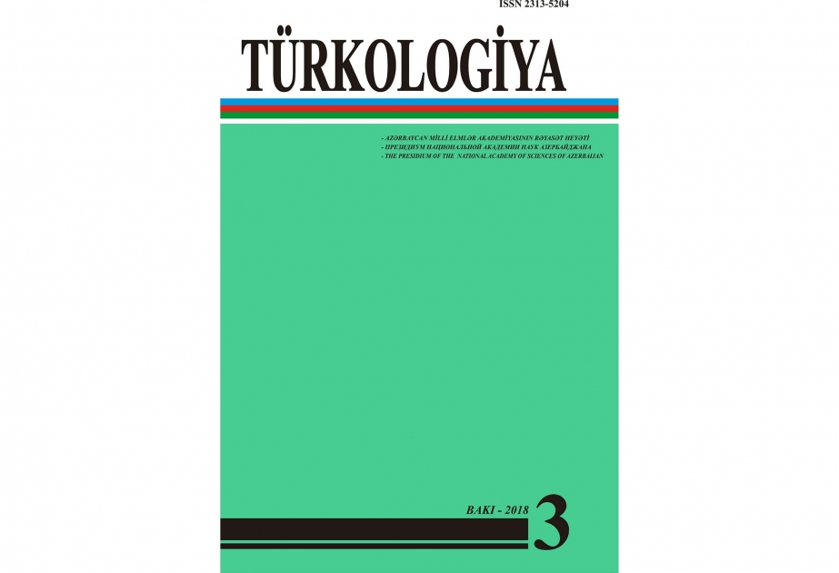 “Türkologiya” jurnalının üçüncü nömrəsi çapdan çıxıb