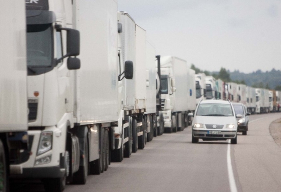 На границе Литвы и Беларуси образовались длинные очереди грузовиков