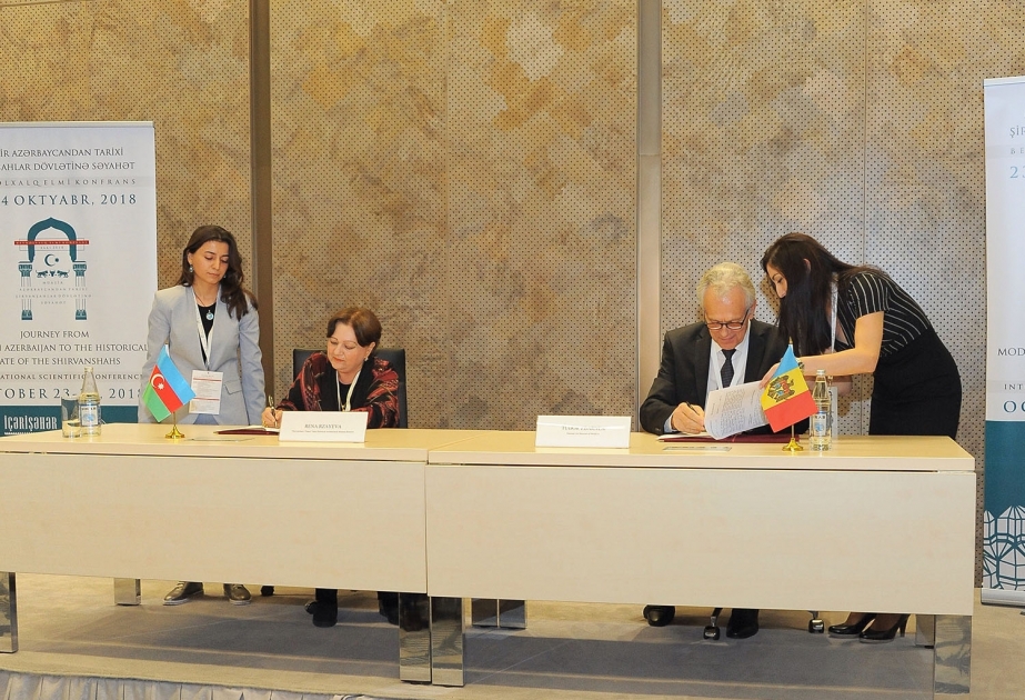 “Şirvanşahlar Saray Kompleksi” Dövlət Tarix-Memarlıq Muzeyi ilə Moldova muzeyi arasında memorandum imzalanıb