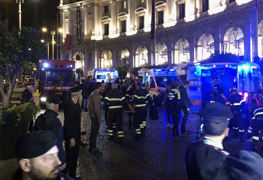 Roma metrosunda eskalator sıradan çıxıb: 30 nəfər yaralanıb VİDEO