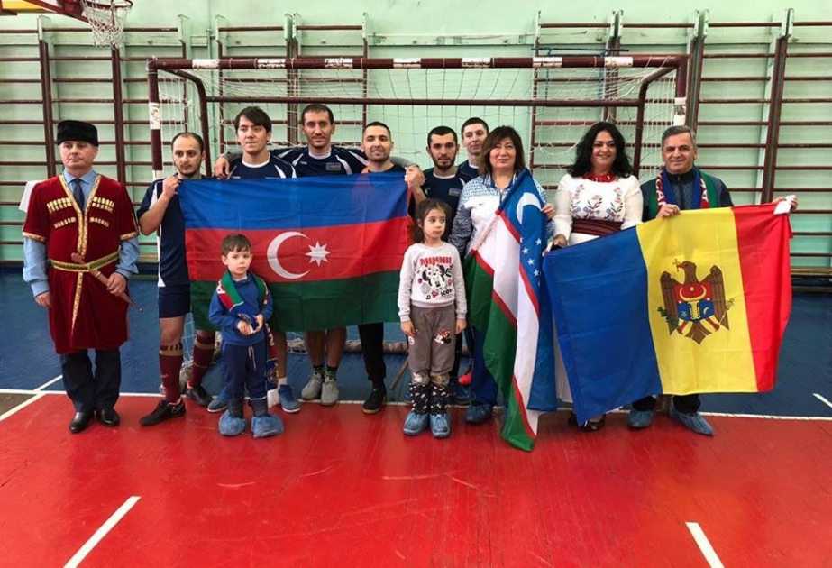 Азербайджанская команда - победитель турнира по мини-футболу в рамках фестиваля «Единение»