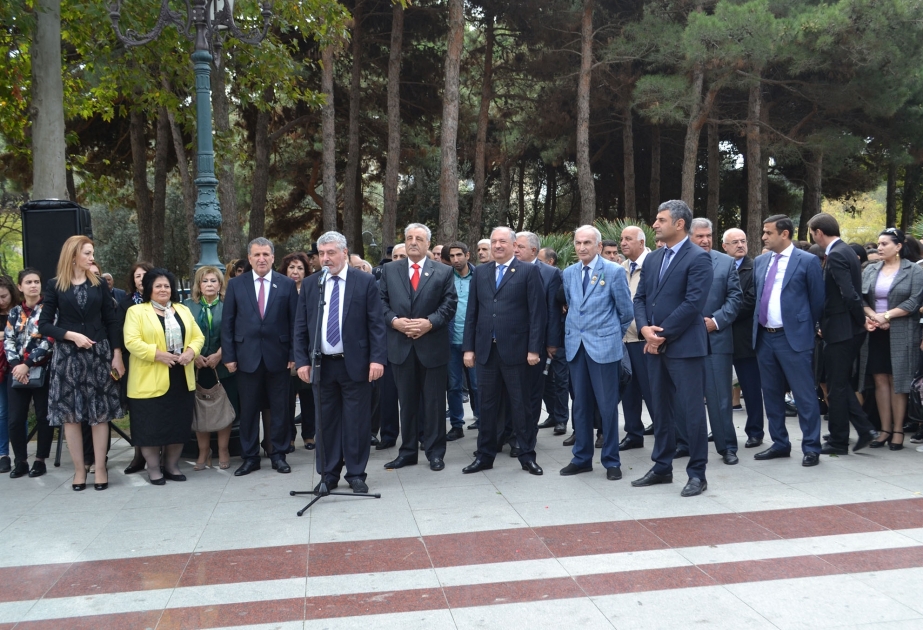 Görkəmli dramaturq Hüseyn Cavidin xatirəsi yad olunub