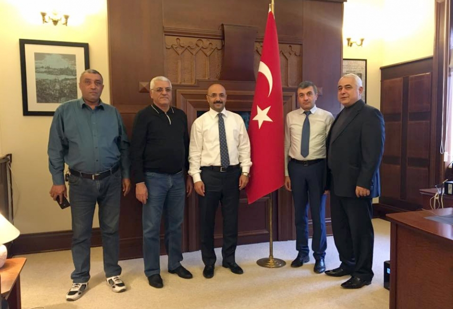 Azərbaycanın diaspor nümayəndələri Türkiyənin Odessadakı yeni baş konsulu ilə görüşüblər
