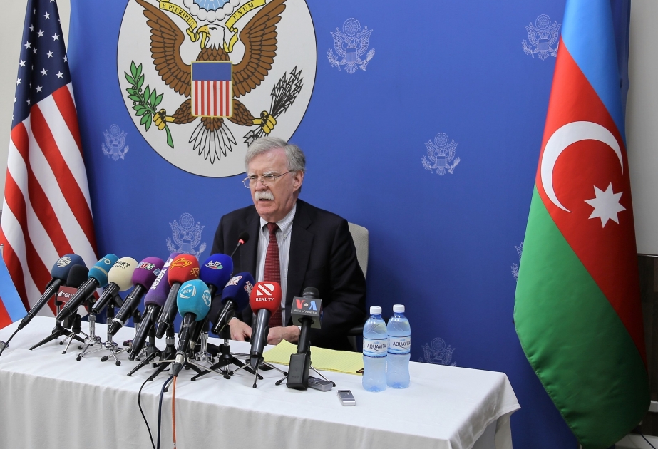 Джон Болтон: США и впредь продолжит усилия по урегулированию нагорно-карабахского конфликта