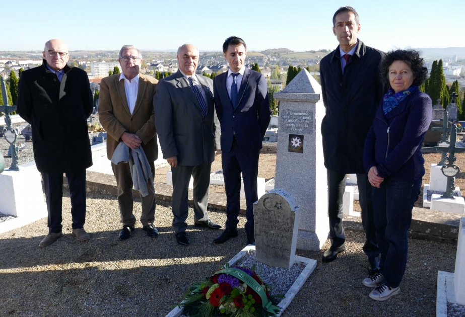 Rodez şəhərində azərbaycanlı əsgərin xatirəsi yad edilib