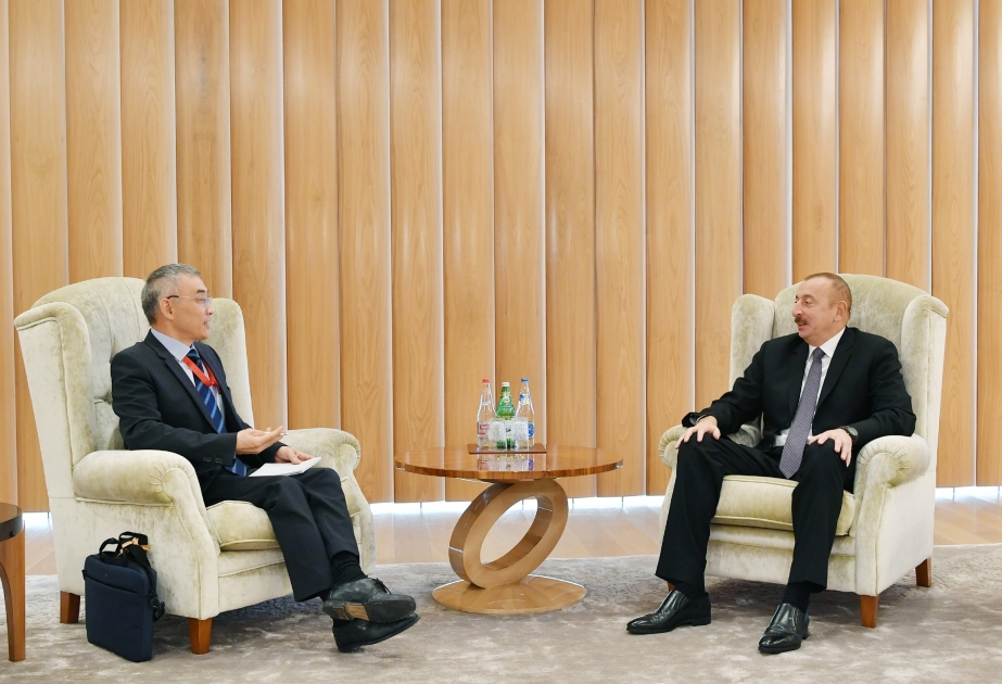 Aserbaidschans Präsident Ilham Aliyev empfängt stellvertretenden UNESCO-Generaldirektor VIDEO