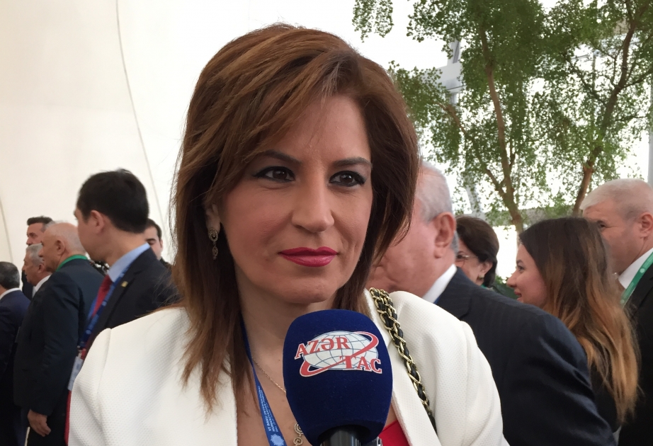 Laura Süleyman: Humanitar Forum problemlərin həllinin, inkişafın yollarının müzakirə edilməsi üçün mühüm platformadır