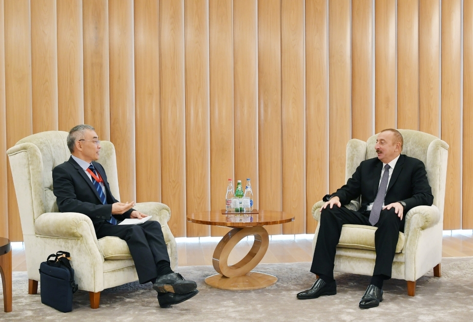 伊利哈姆·阿利耶夫总统会见联合国教科文组织副总干事