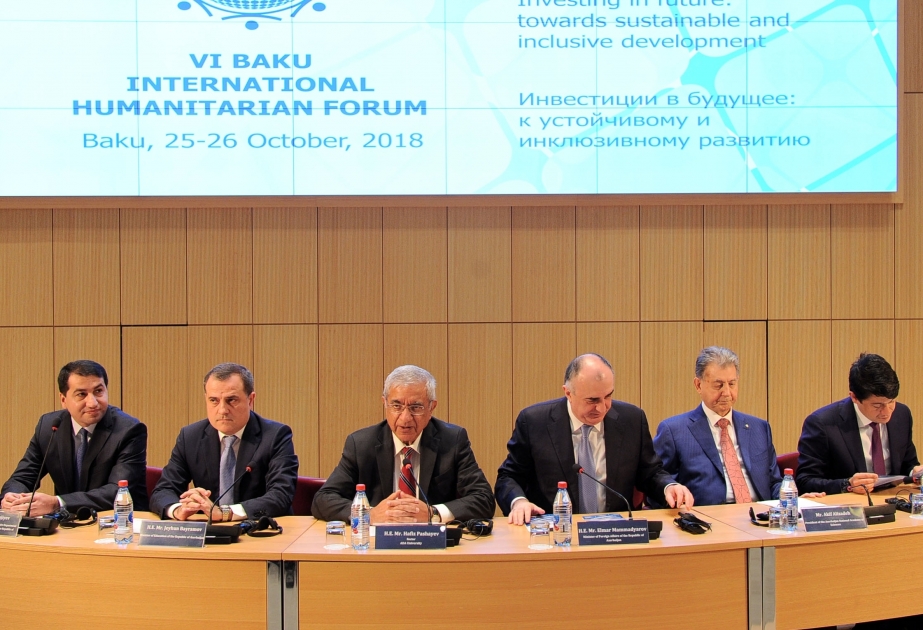 Шестой Бакинский международный гуманитарный форум успешно завершен Принята Декларация форума ОБНОВЛЕНО 2