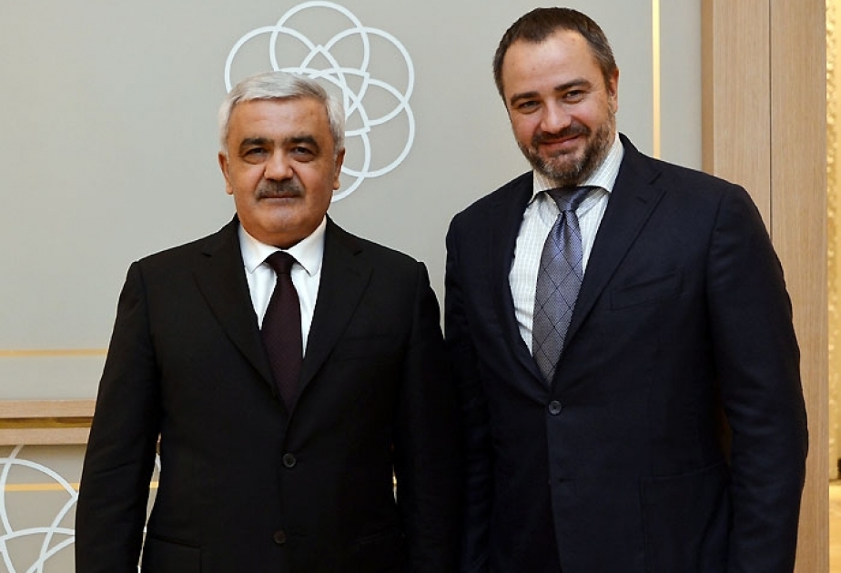 AFFA-nın prezidenti Ukrayna Futbol Federasiyasının rəhbəri ilə görüşüb