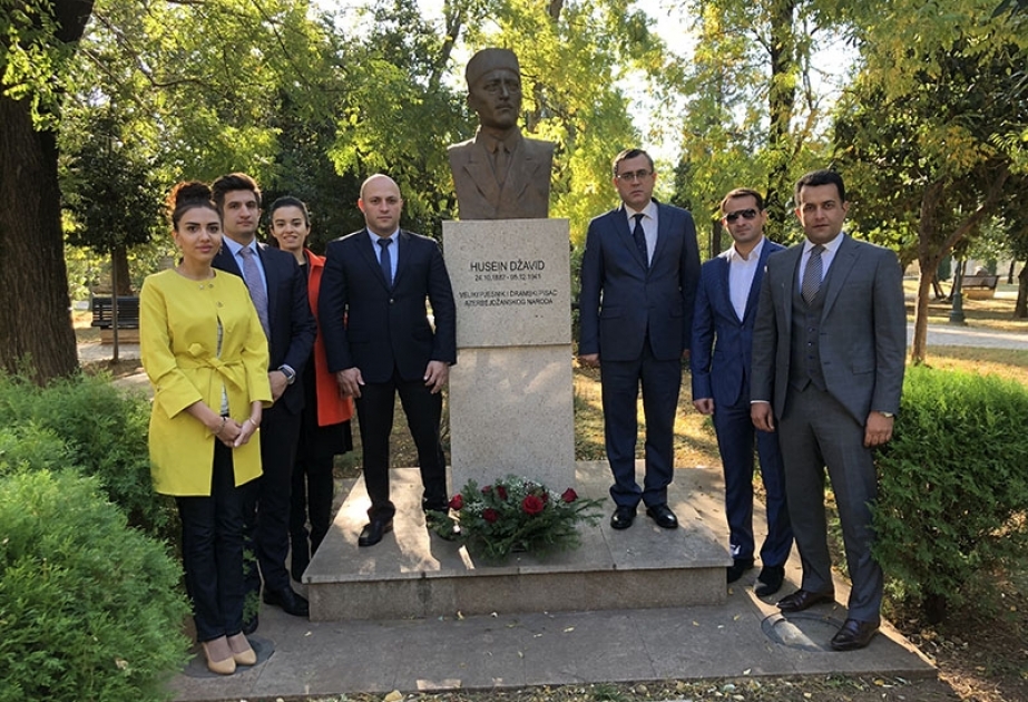 Monteneqroda görkəmli dramaturq Hüseyn Cavidin xatirəsi yad olunub