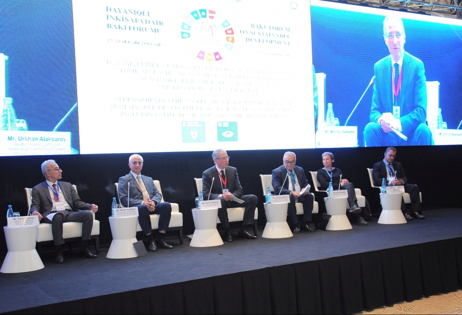 Dayanıqlı İnkişafa dair Bakı Forumu işini başa çatdırıb