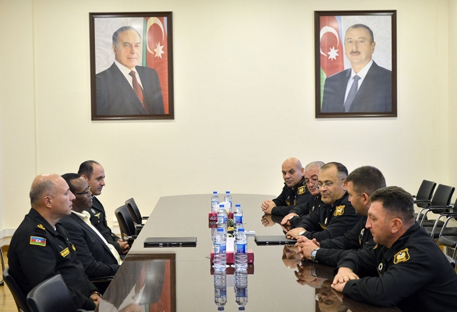 South African Navy commander visits Baku