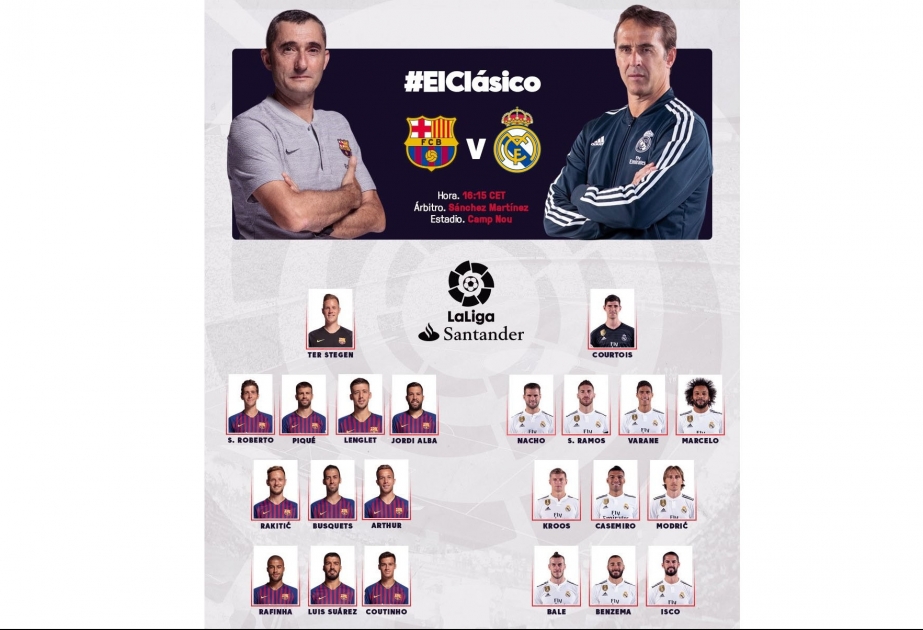 İspaniya La Liqası: “Barselona” – “Real Madrid” oyunu keçirilir