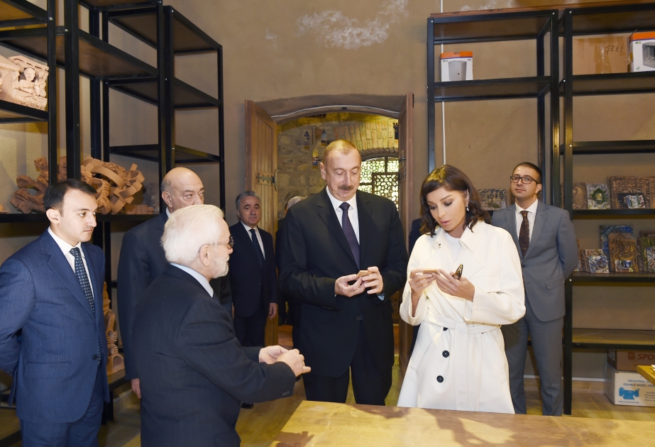 President Ilham Aliyev attended opening of ABAD Center of Ceramics and Applied Arts in Shaki VIDEO