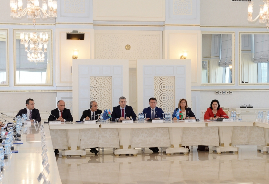 В Милли Меджлисе проходит конференция, посвященная борьбе с торговлей людьми и контрабандой