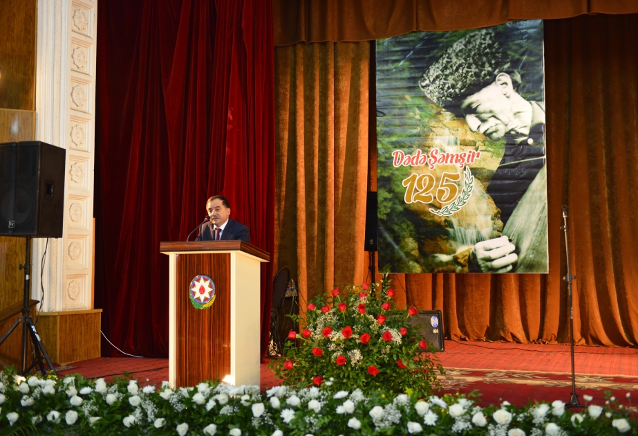 Aşıq Şəmşirin 125 illiyi Qazaxda qeyd olunub