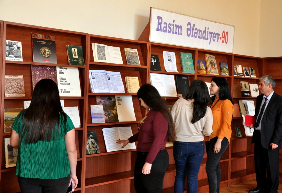 Milli Kitabxanada “Rasim Əfəndiyev-90” və “Əli Əmirli-70” adlı kitab sərgisi açılıb