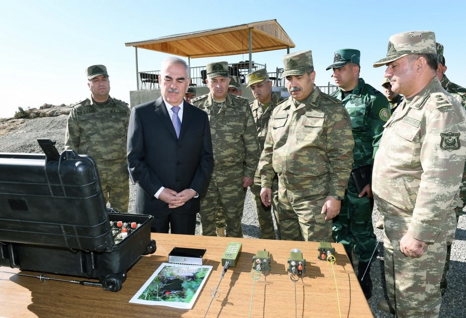 Nakhchivan garrison troops conduct joint drills