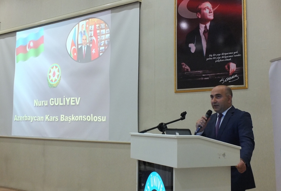 Qarsda Azərbaycan Xalq Cümhuriyyətinin 100 illiyinə həsr olunan konfrans keçirilib