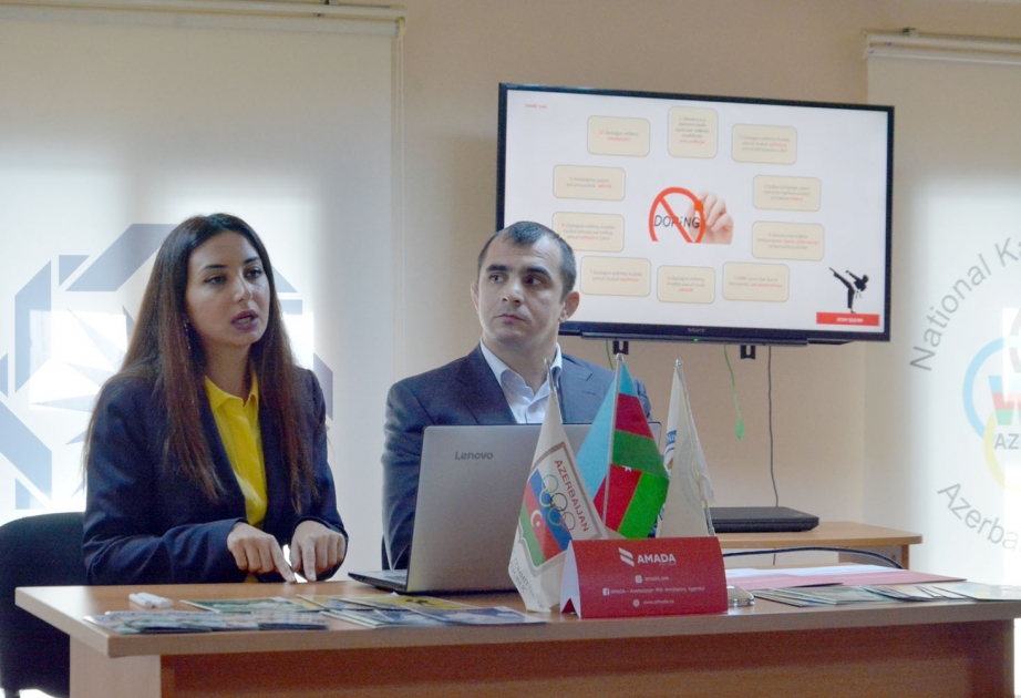 Karateçilər üçün antidopinq seminarı təşkil olunub