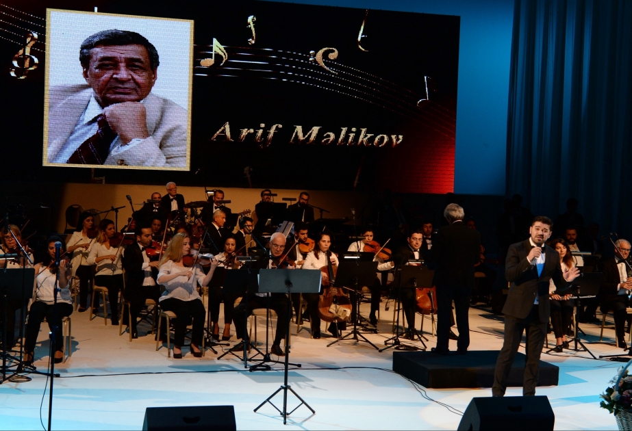 Görkəmli bəstəkar Arif Məlikovun mahnılarından ibarət konsert anşlaqla keçib