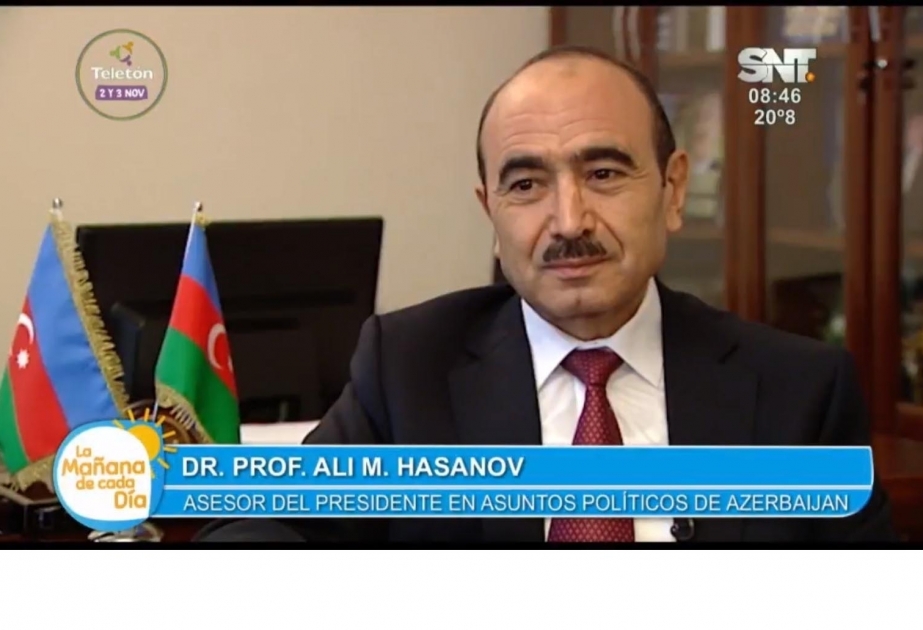 Im paraguayischen SNT-Fernsehsender Reportage über Aserbaidschan gezeigt