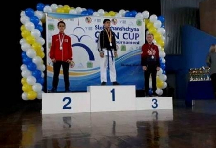 Azerbaijani karate fighters grab six medals at Ukraine tournament