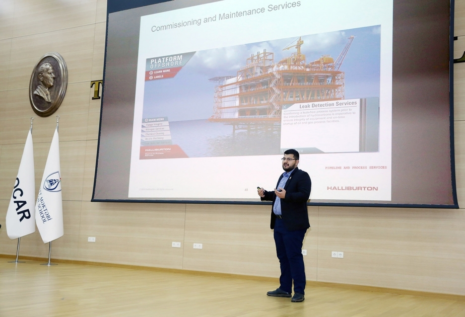Halliburton holds presentation at Baku Higher Oil School
