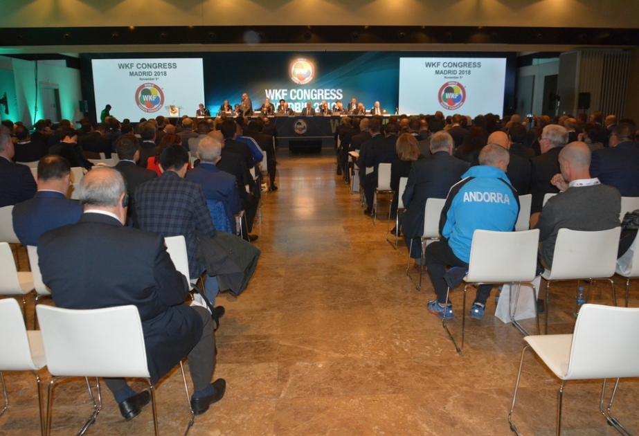 Madriddə Dünya Karate Federasiyasının növbəti konqresi keçirilib