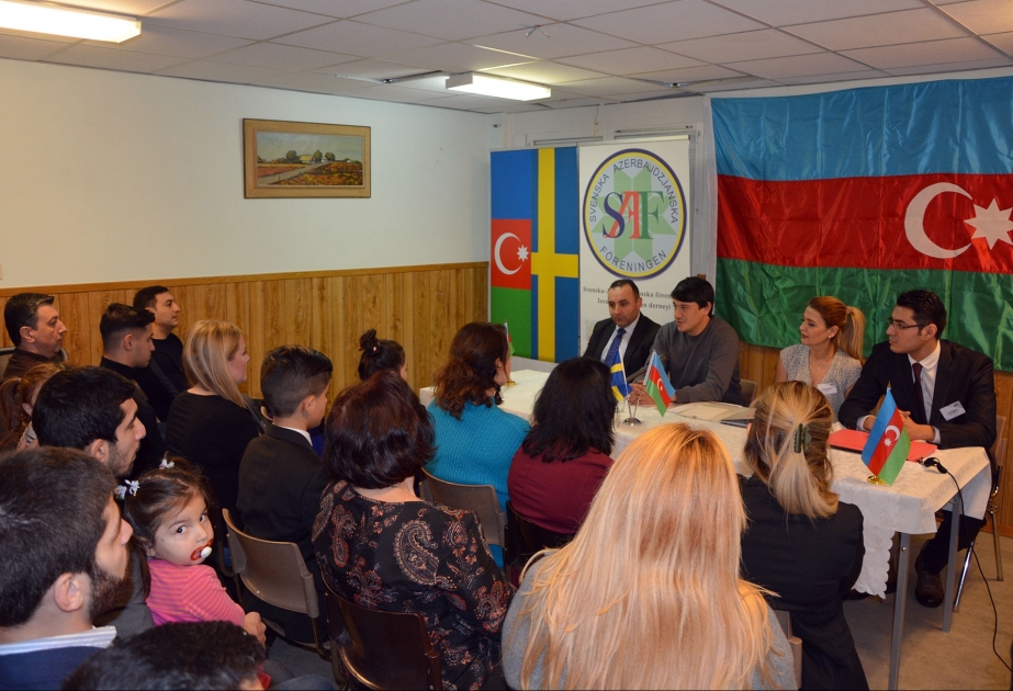 Diasporla İş üzrə Dövlət Komitəsinin sədri İsveç-Azərbaycan Birliyinin tədbirində iştirak edib