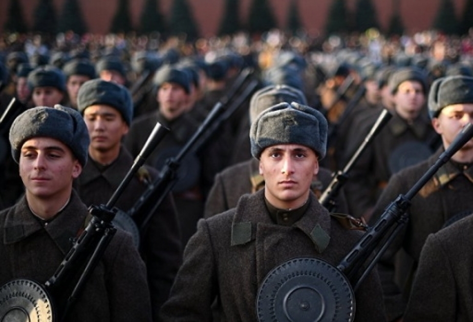 На Красной площади прошла реконструкция парада 1941 года