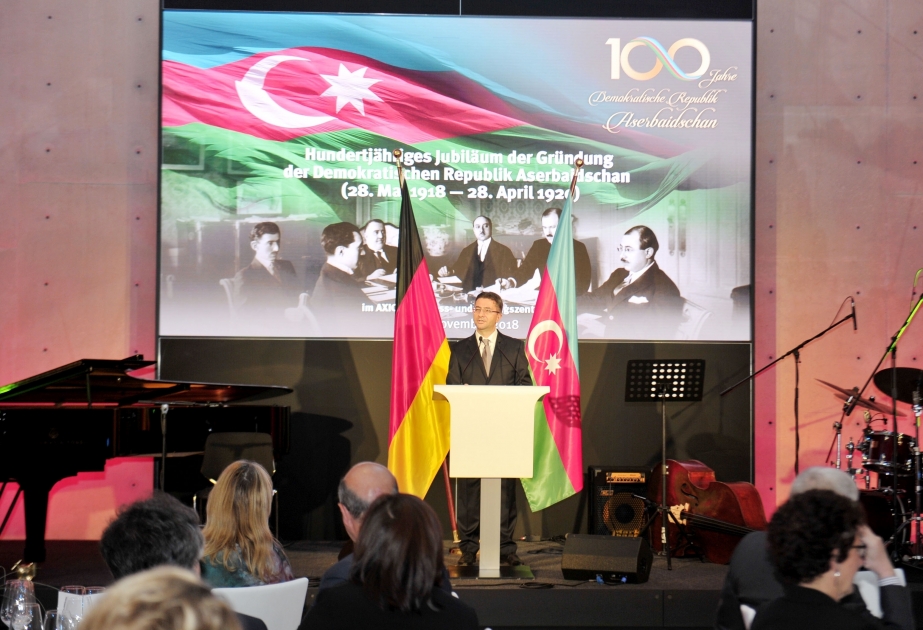 Heydar Aliyev Foundation organizes event on centenary of Azerbaijan Democratic Republic in Berlin