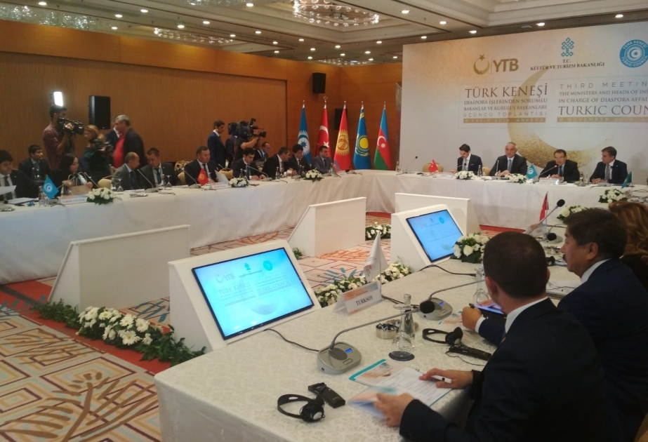 Ankarada Türk Şurasına üzv ölkələrin diaspor məsələlərinə məsul dövlət qurumlarının rəhbərlərinin üçüncü iclası keçirilib YENİLƏNİB  VİDEO