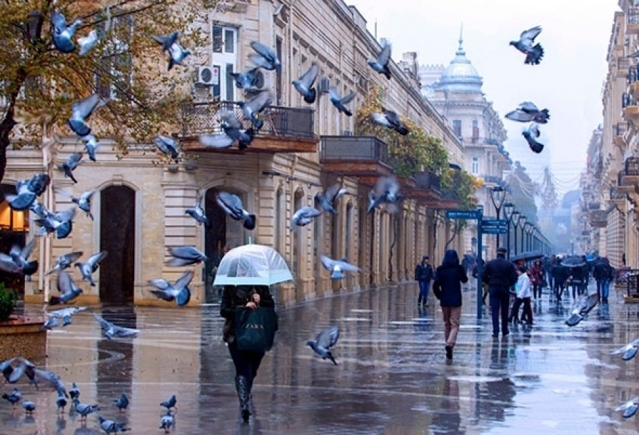 В День государственного флага в Баку и на Абшеронском полуострове временами ожидаются дожди