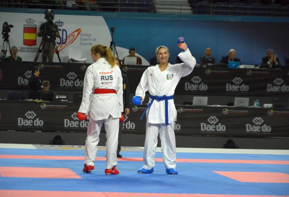 Azərbaycan karateçisi İrina Zaretska dünya çempionu olub