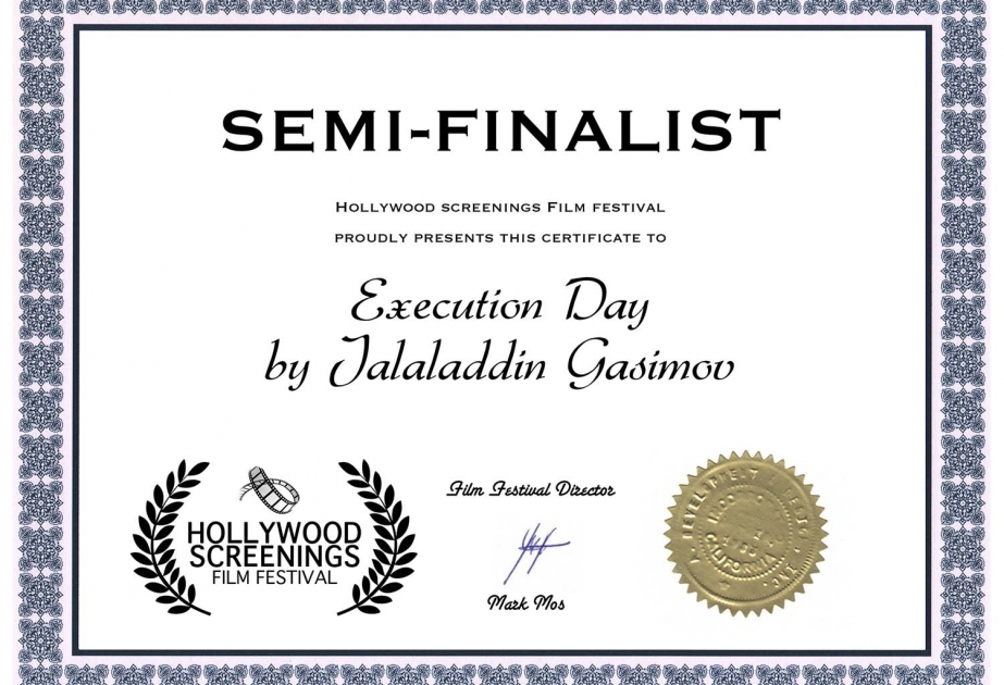“Edam günü” filminin beynəlxalq festivalda növbəti uğuru