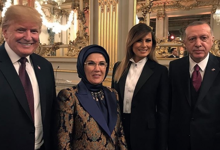 Erdogan, Trump meet over dinner in French capital