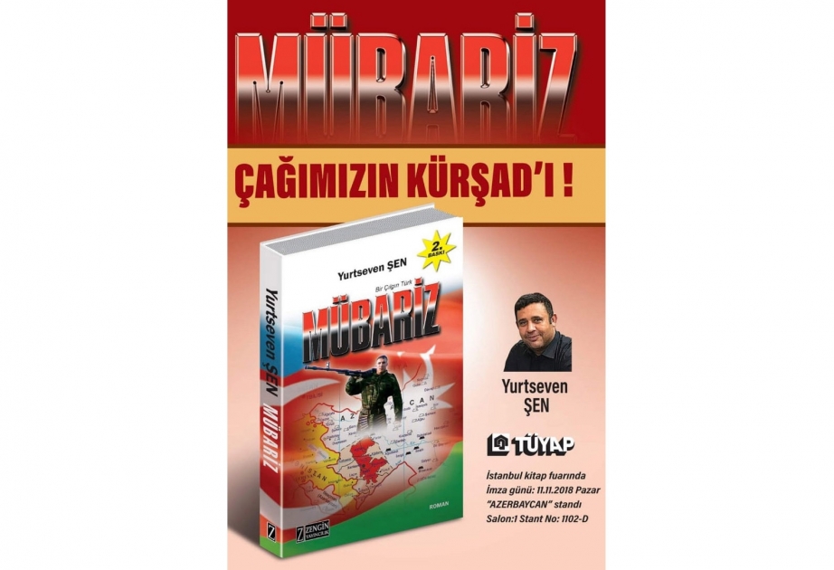 İstanbulda “Mübariz” romanının imza günü keçirilib