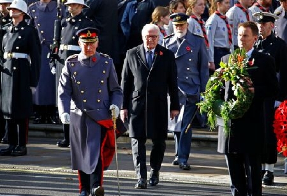 Президент ФРГ и принц Чарльз почтили память жертв первой мировой войны