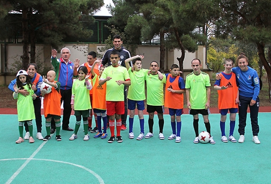 Sağlamlıq imkanları məhdud uşaqlar üçün futbol festivalı təşkil olunub